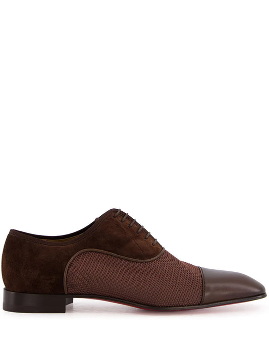 Christian Louboutin suede derby shoes
