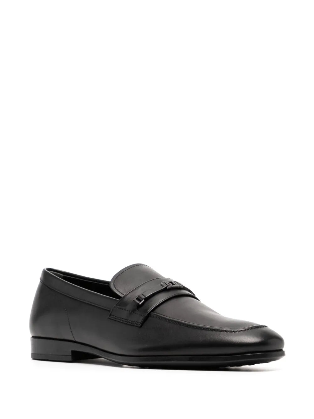 Tod's leather slip-on loafers