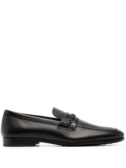 Tod's leather slip-on loafers