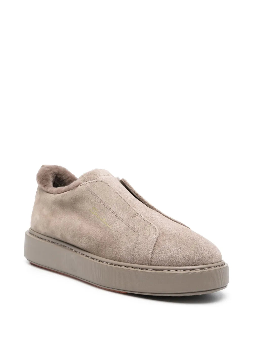 Santoni suede sneakers 
