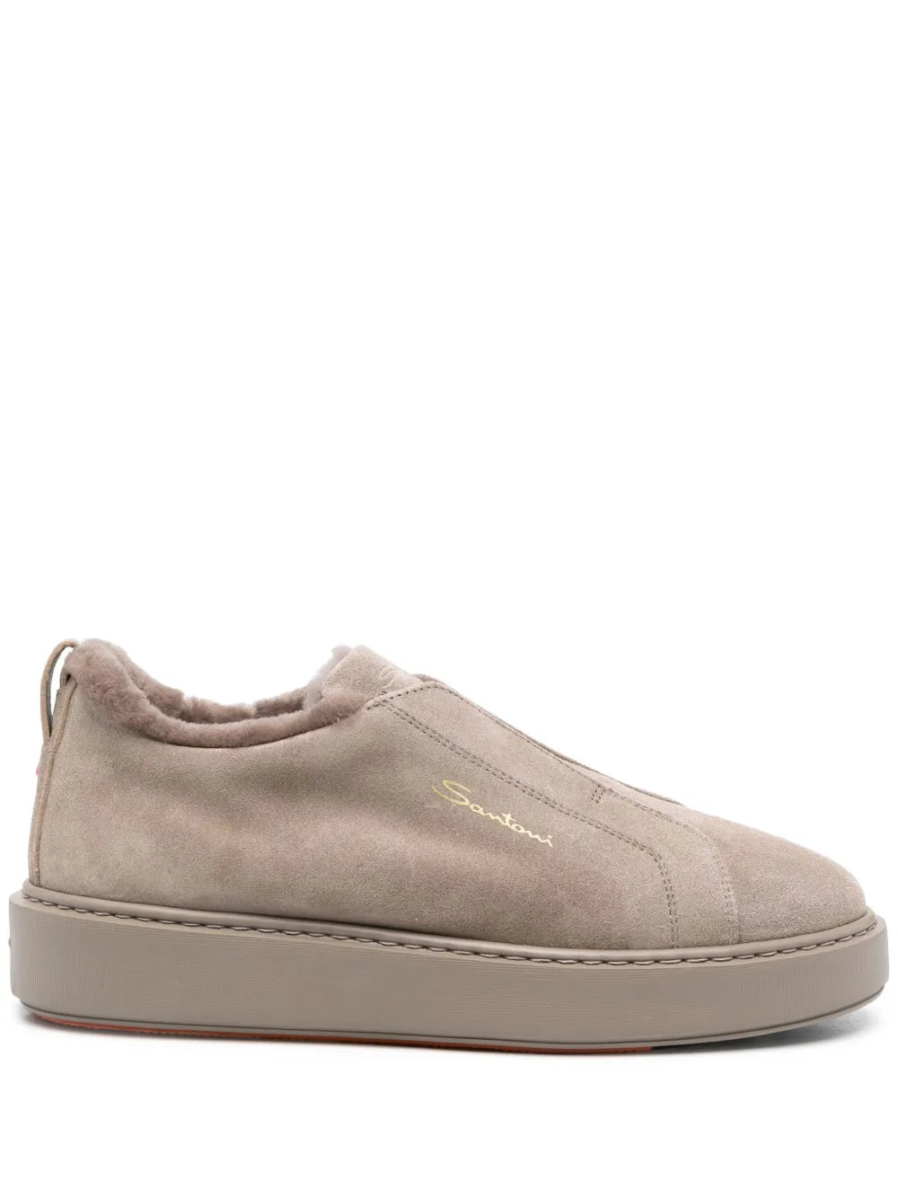 Santoni suede sneakers 