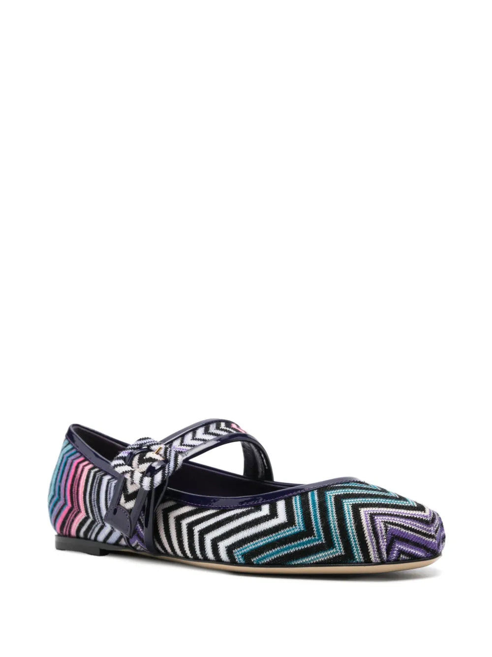 Missoni zigzag-woven ballet flats