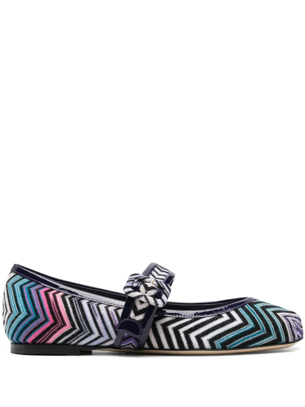 Missoni zigzag-woven ballet flats