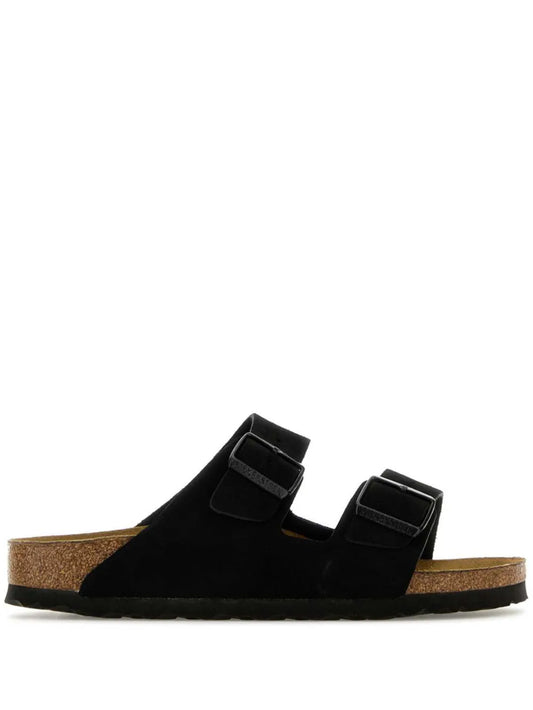 Birkenstock Arizona suede slides