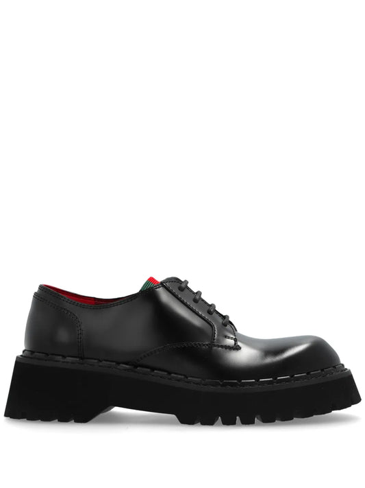 Gucci Web lace-up shoes