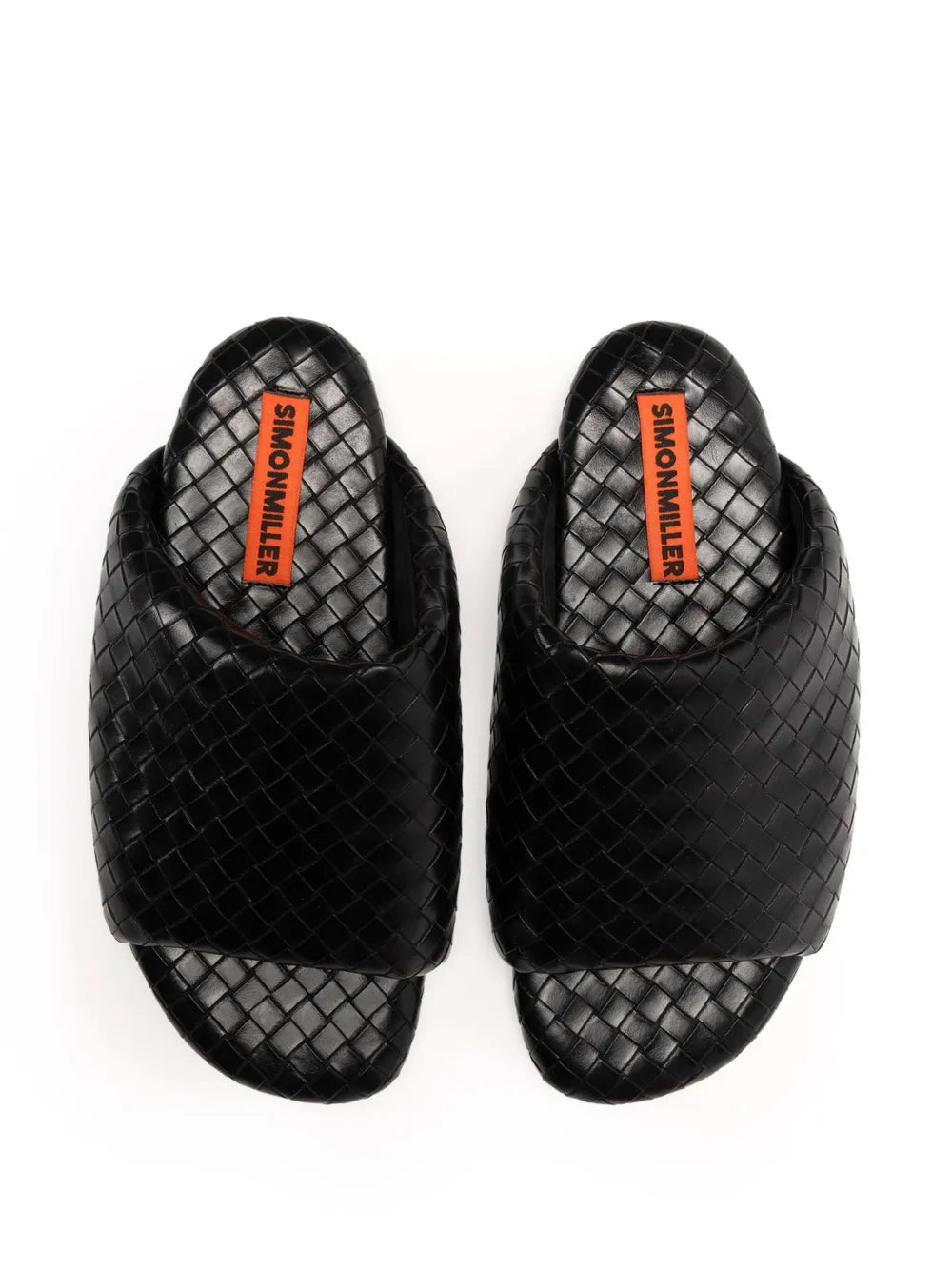 Simon Miller woven-design bubble slides