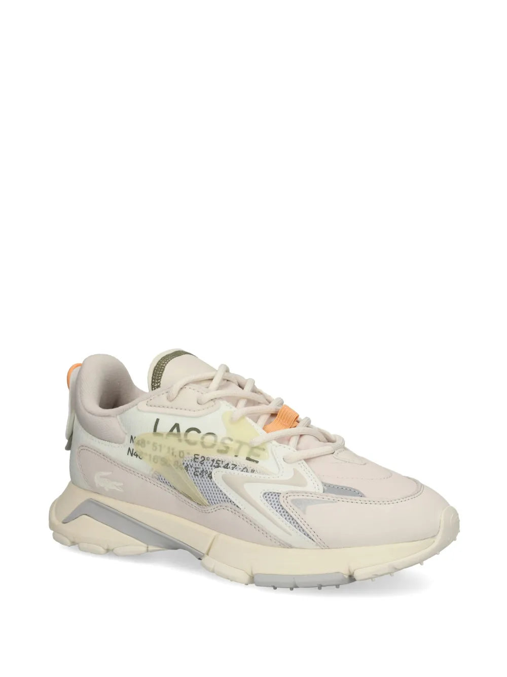 Lacoste embossed logo trainers 
