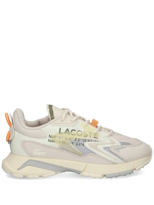 Lacoste embossed logo trainers 