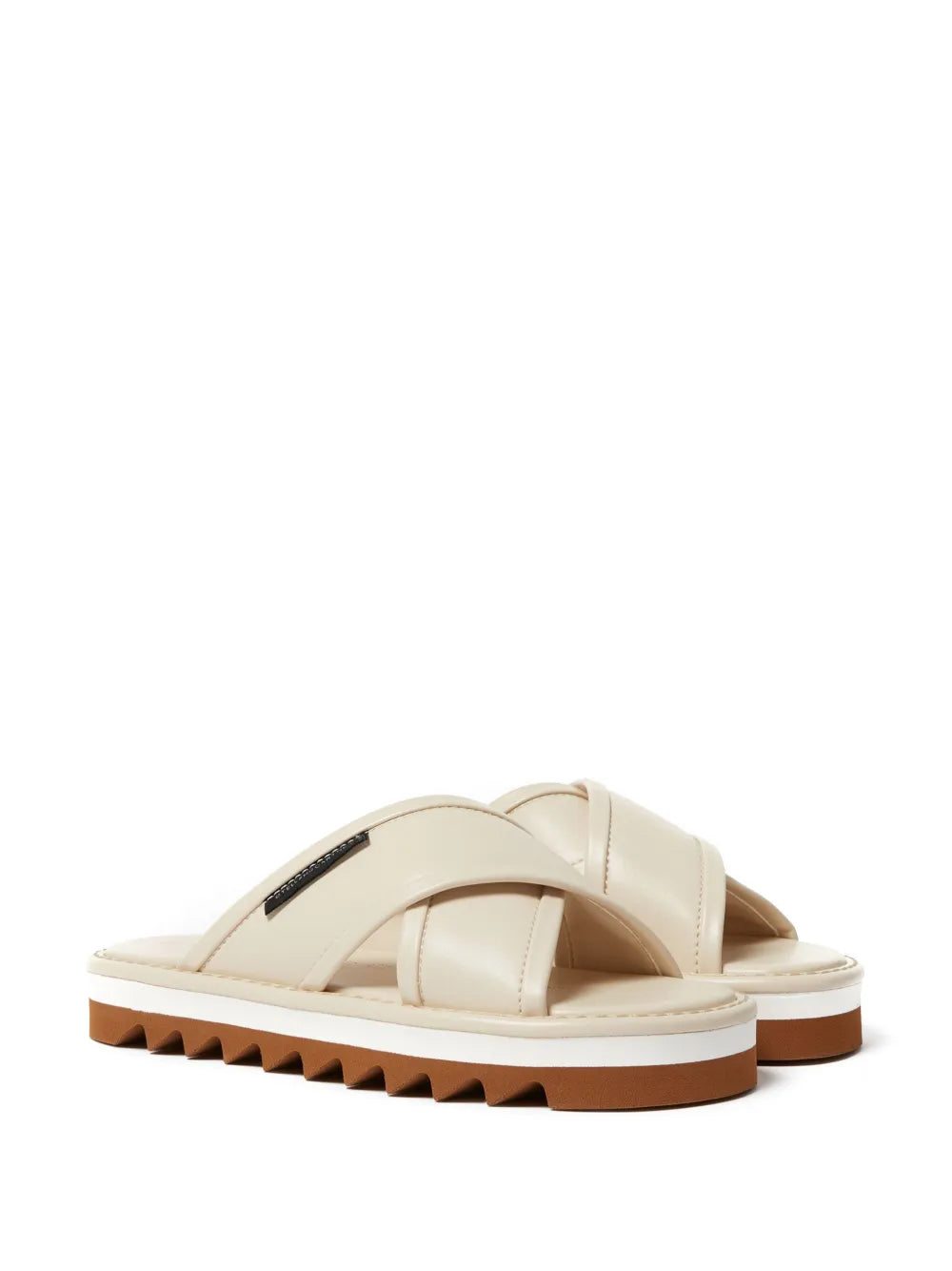 Stella McCartney logo-patch slides