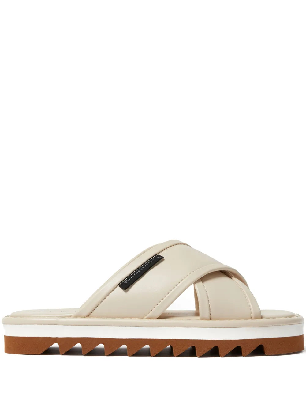 Stella McCartney logo-patch slides