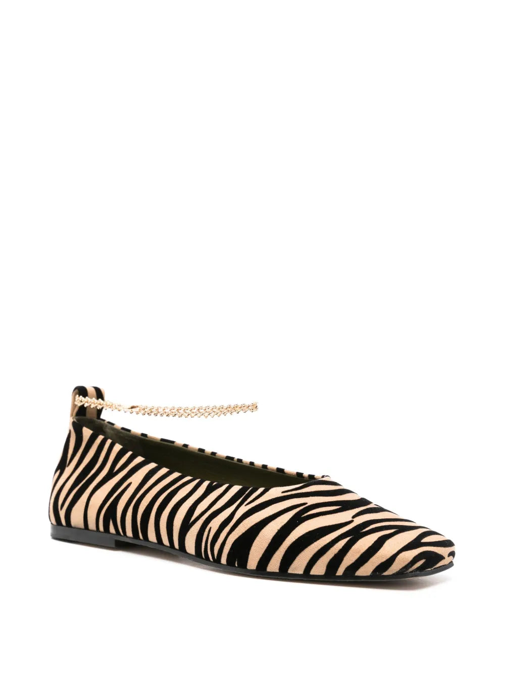 MARIA LUCA zebra-print ballet flats
