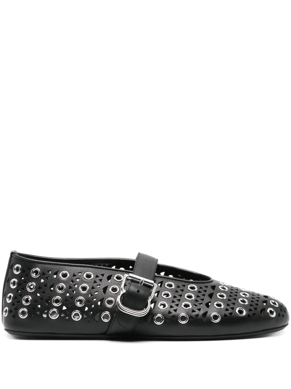 Alaïa eyelet-embellished ballet flats