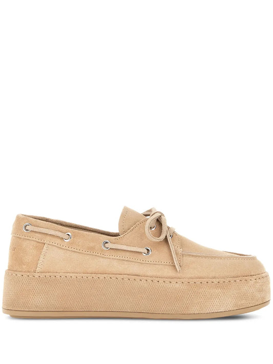 Hogan suede loafers