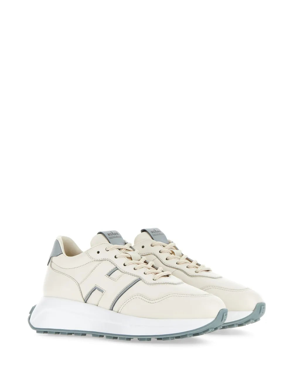 Hogan logo-patch sneakers