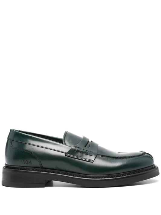 Canali leather loafers