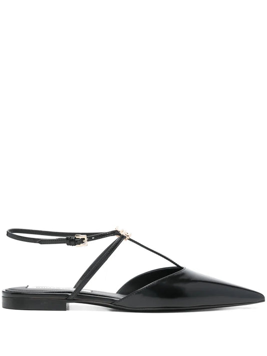 Victoria Beckham leather ballerina shoes