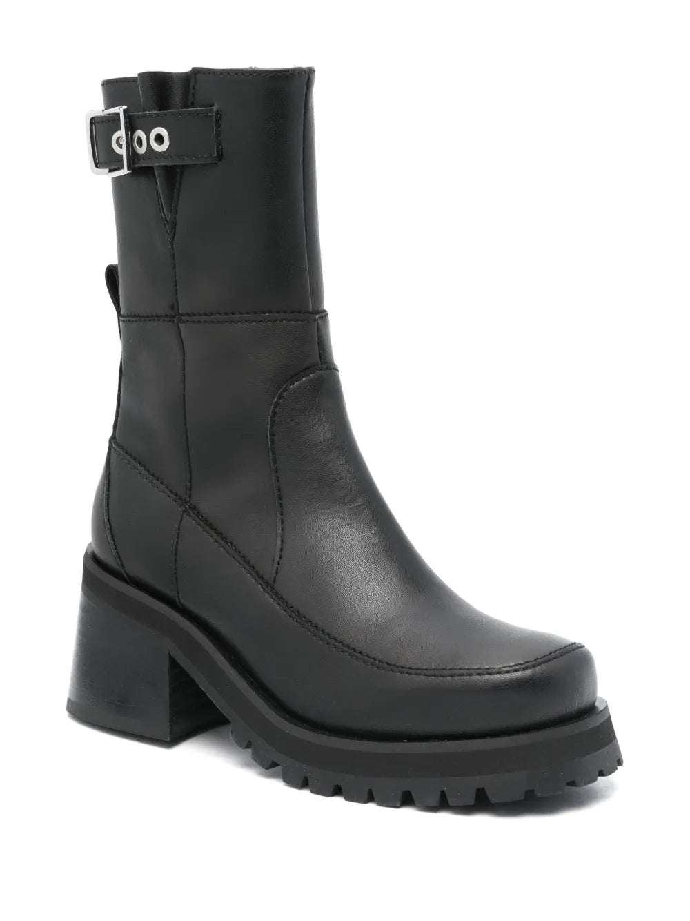 GANNI 70mm faux-leather boots