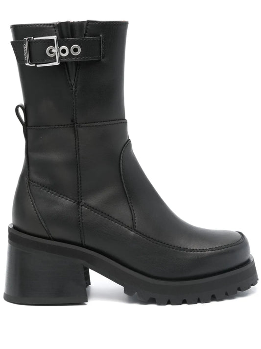 GANNI 70mm faux-leather boots