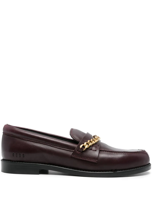 Golden Goose chain-link leather loafers 
