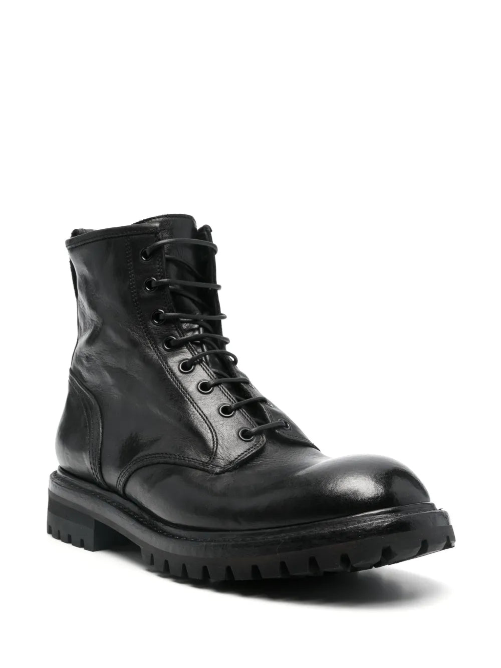 Premiata leather combat boots