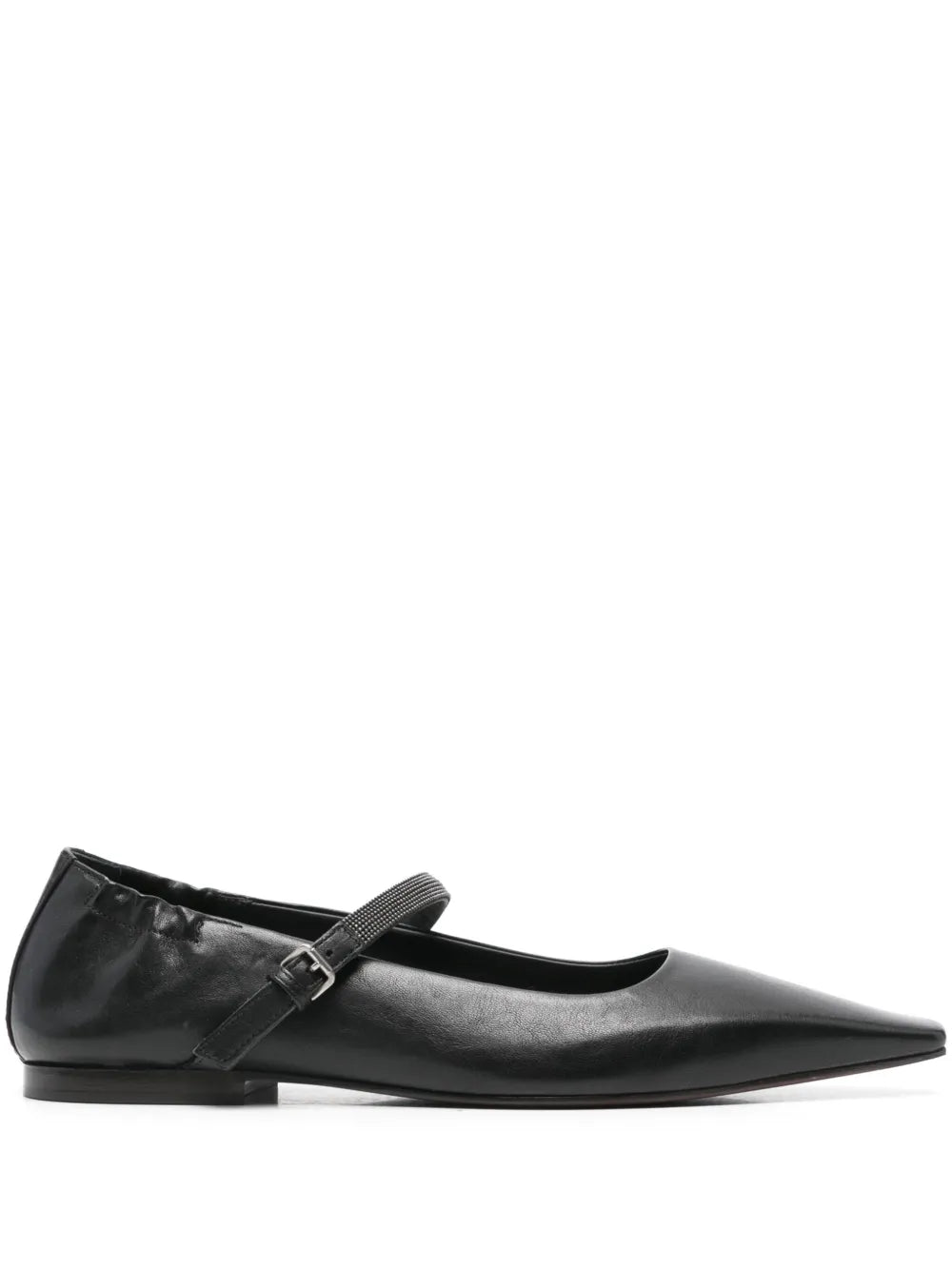 Brunello Cucinelli leather ballerinas
