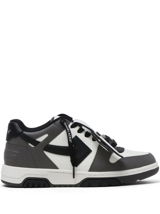 Off-White OUT OF OFFICE CALF LEATHER DARK GREY - B