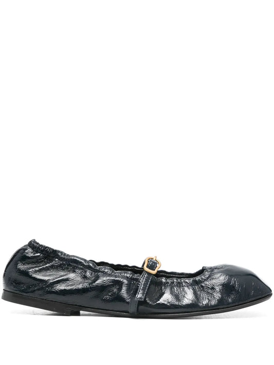 Dorothee Schumacher patent-leather ballerina shoes 