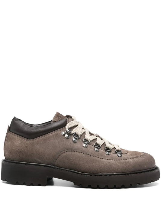 Doucal's suede lace-up brogues