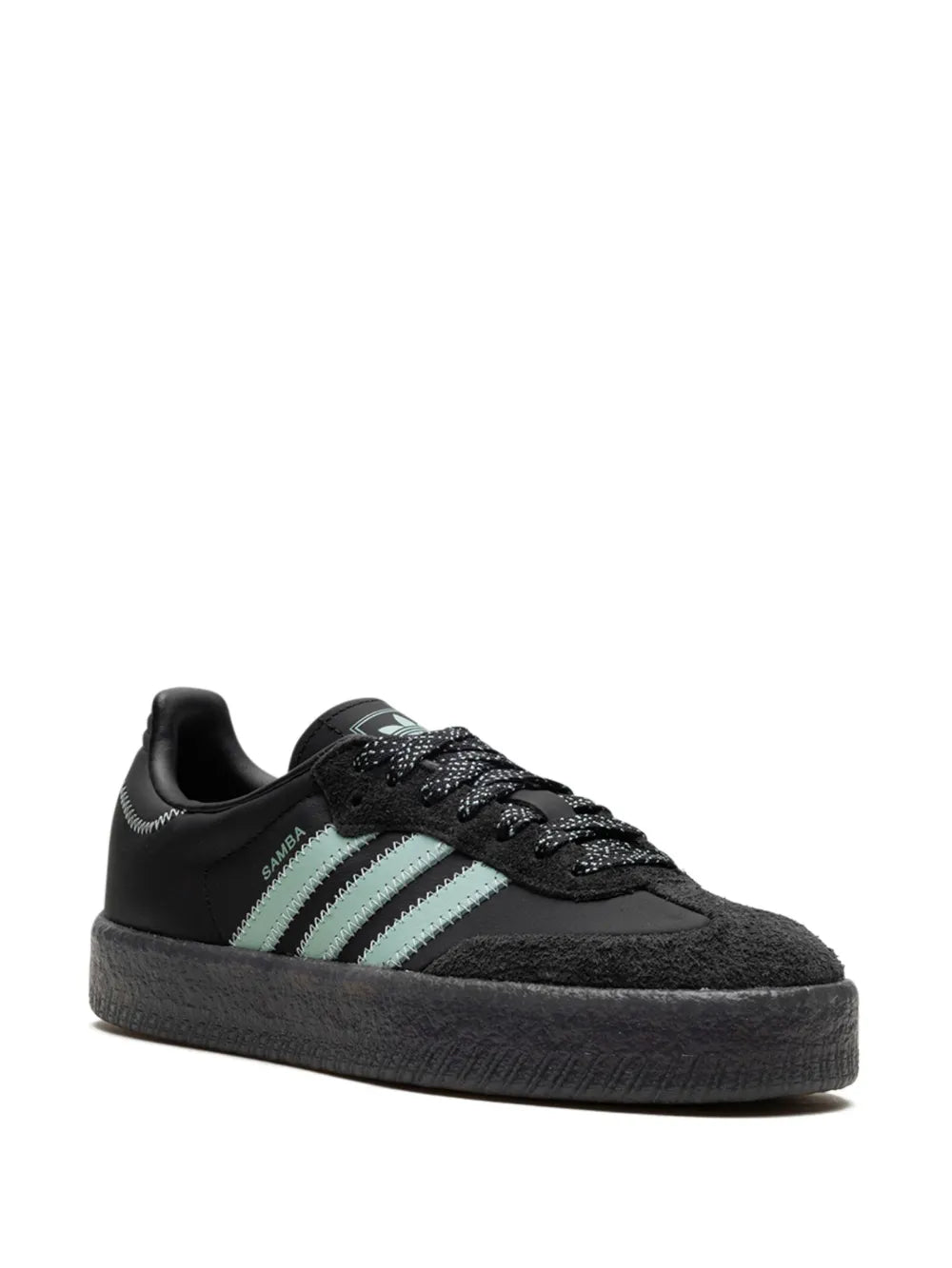adidas Sambae "Core Black/Haze Green" sneakers
