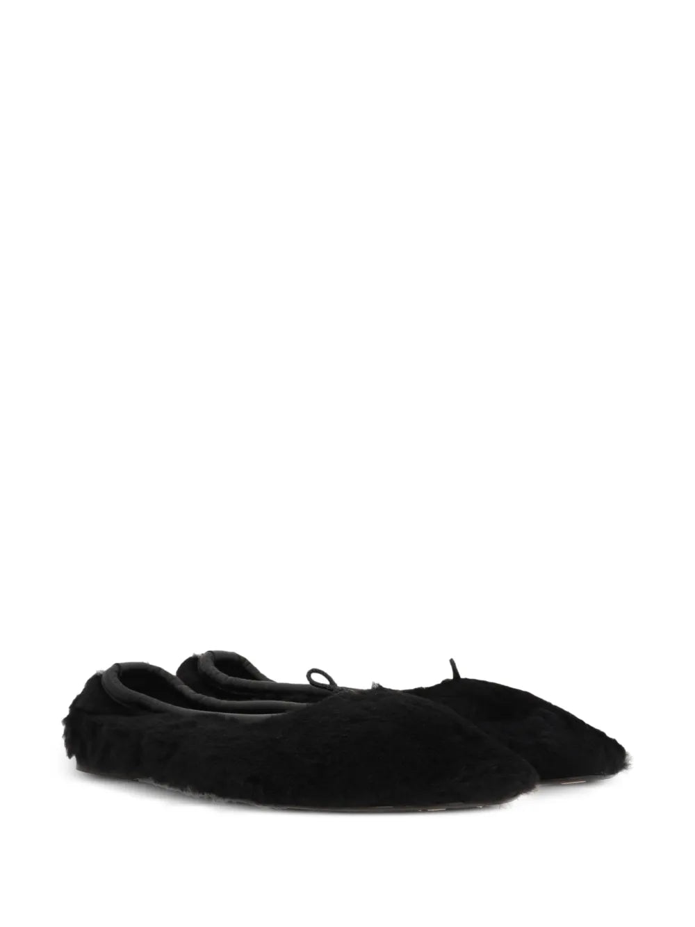 Hereu faux-shearling balleria shoes
