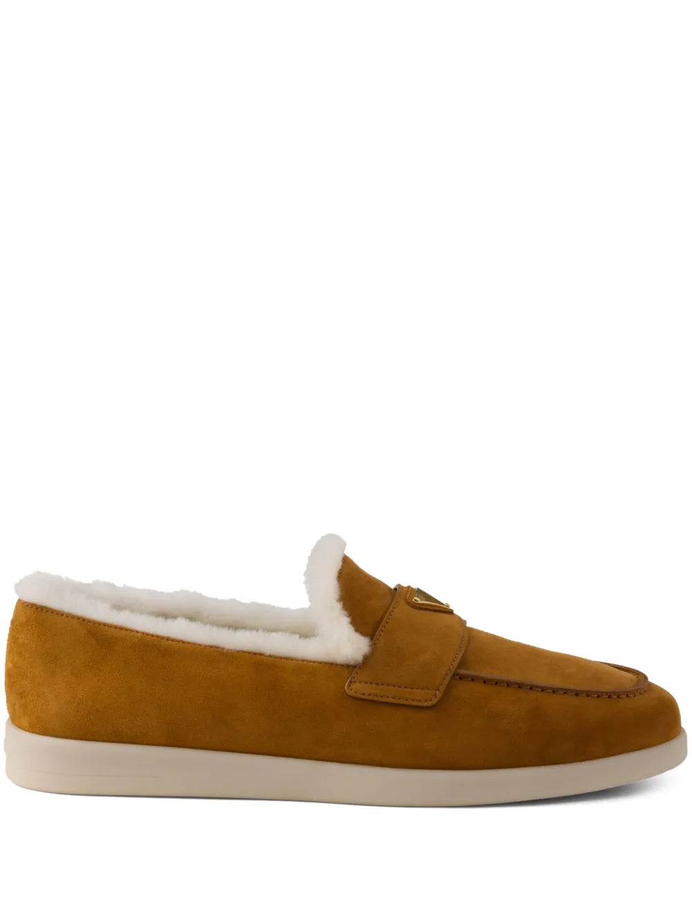 Prada suede loafers