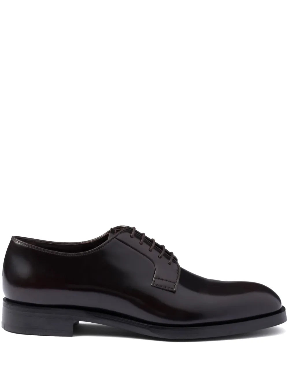 Prada brushed lace-up shoes