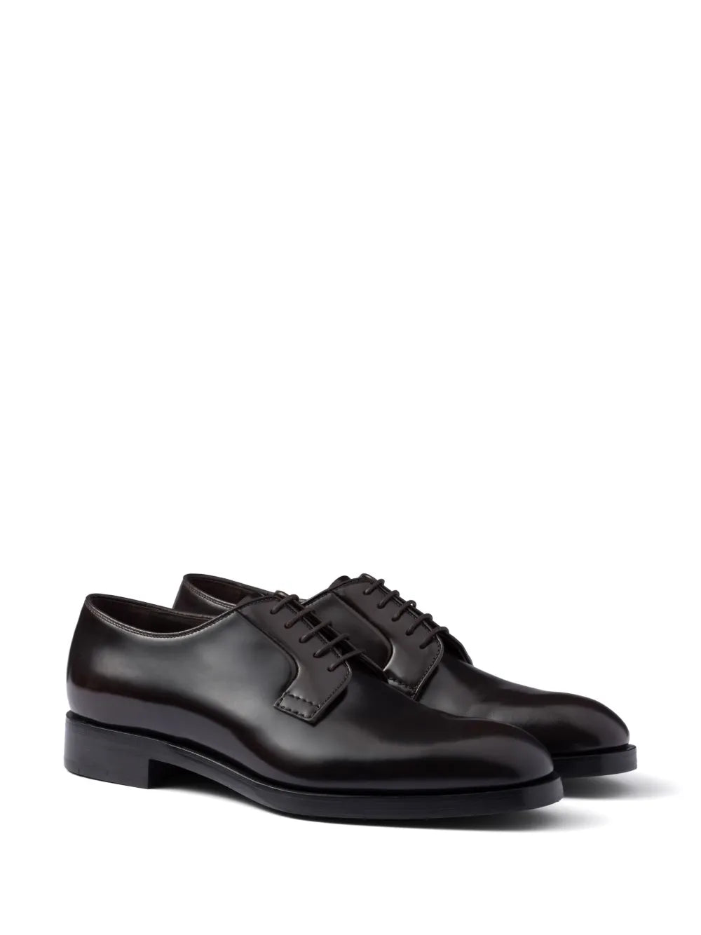 Prada brushed lace-up shoes