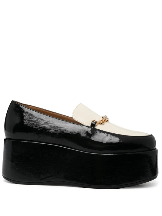 GANNI 70mm platform loafers