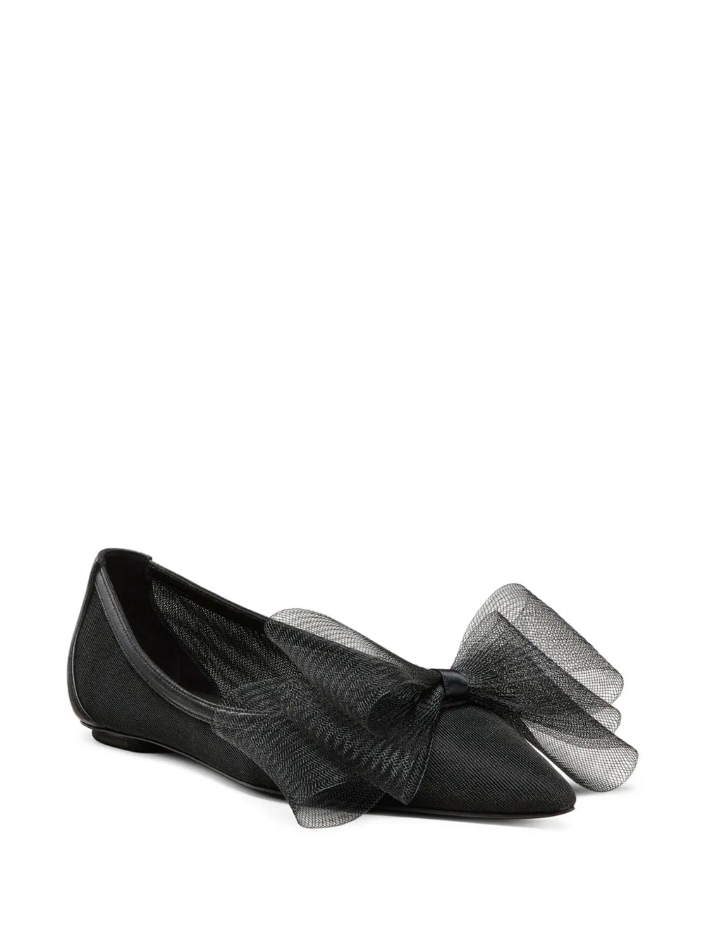 Stuart Weitzman leather ballerina shoes
