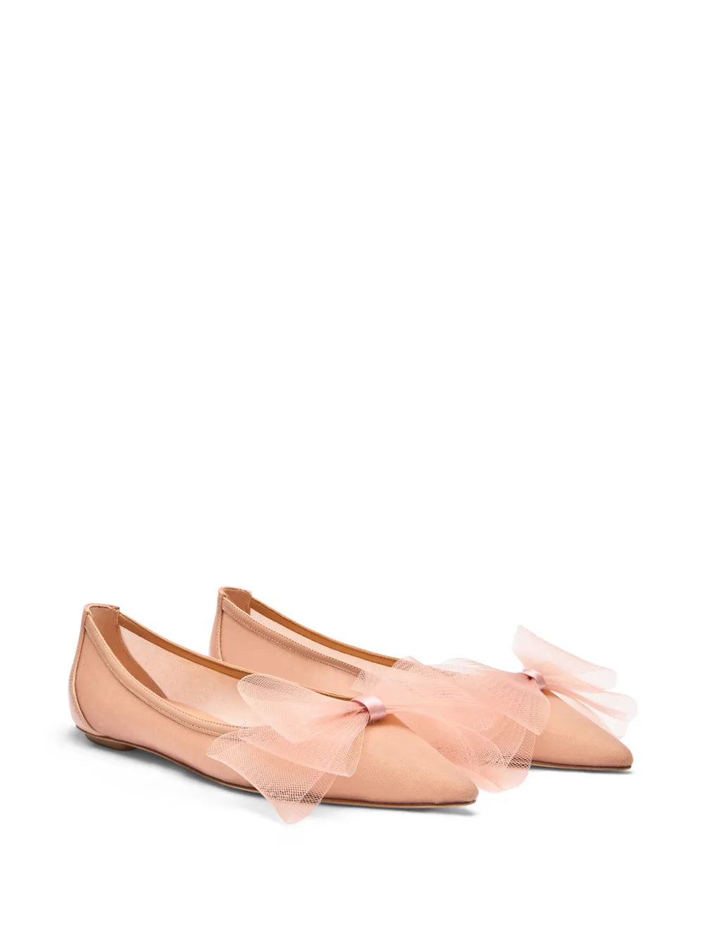 Stuart Weitzman leather ballerina shoes