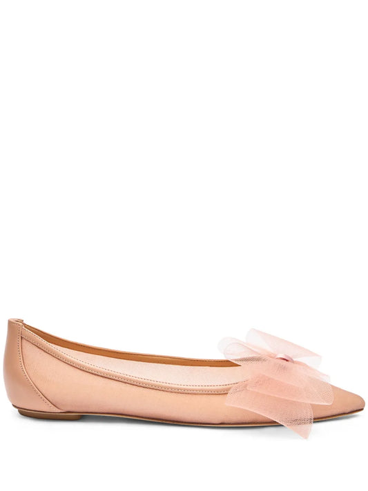 Stuart Weitzman leather ballerina shoes
