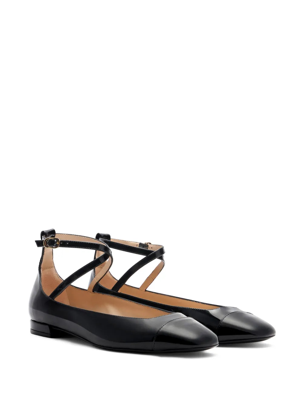 Stuart Weitzman leather ballerina shoes