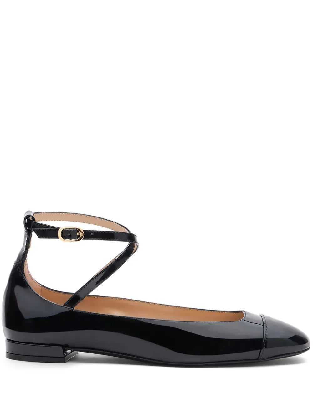 Stuart Weitzman leather ballerina shoes