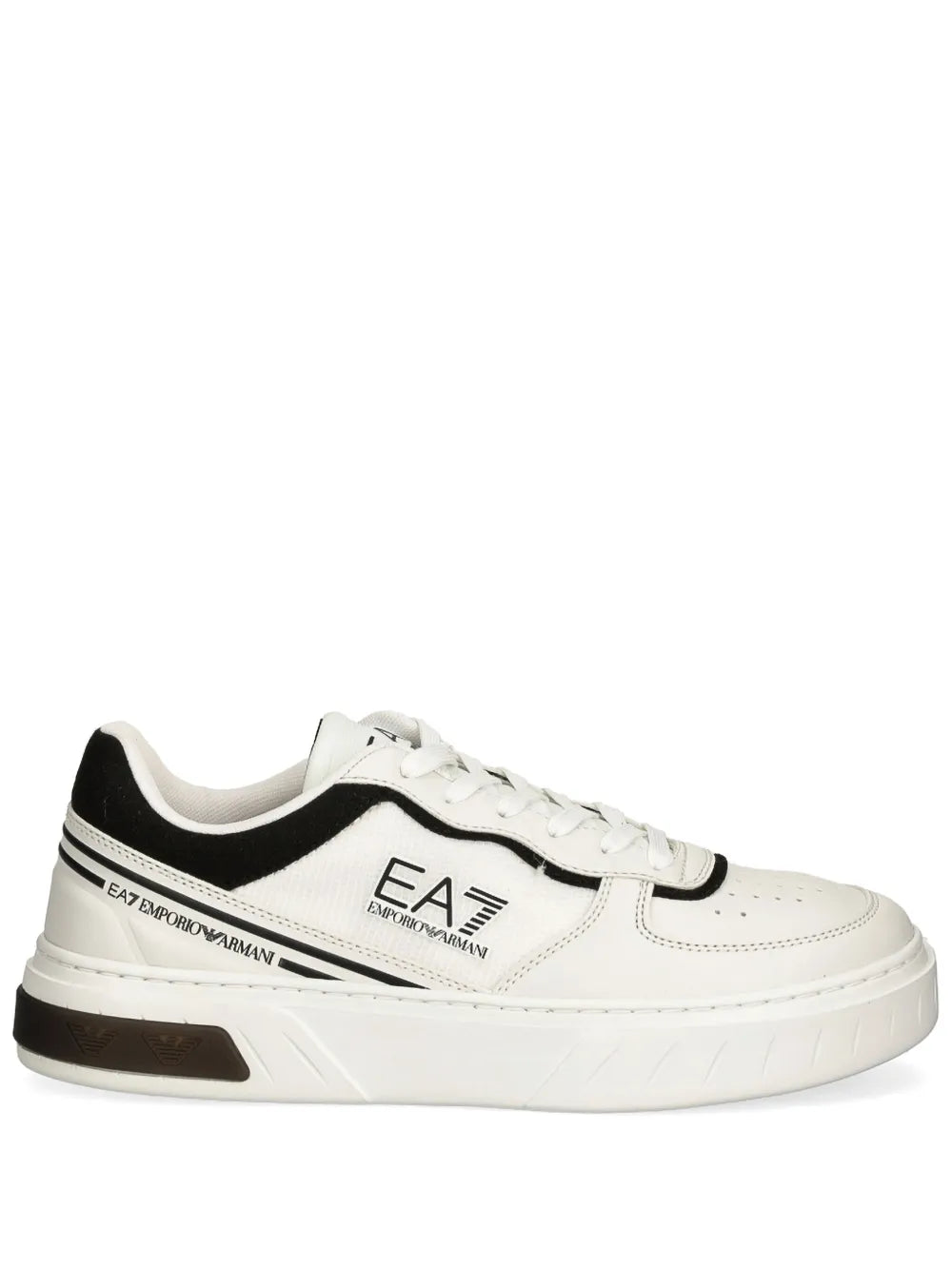 Ea7 Emporio Armani logo-patch panelled sneakers
