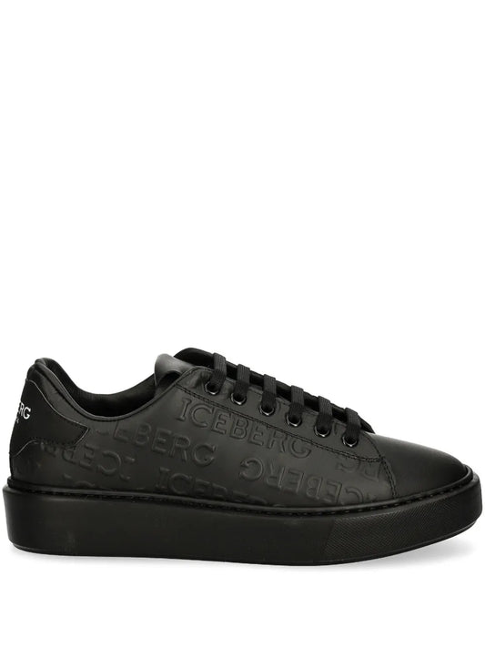 Iceberg embossed sneakers