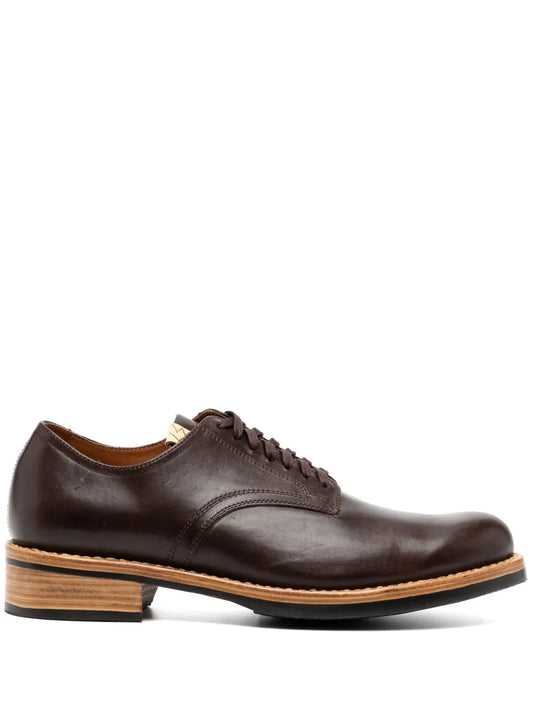 visvim Toe-Folk leather derby shoes