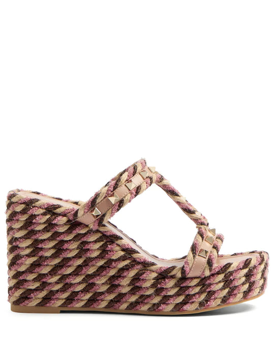 Valentino Garavani 90mm Rockstud wedges