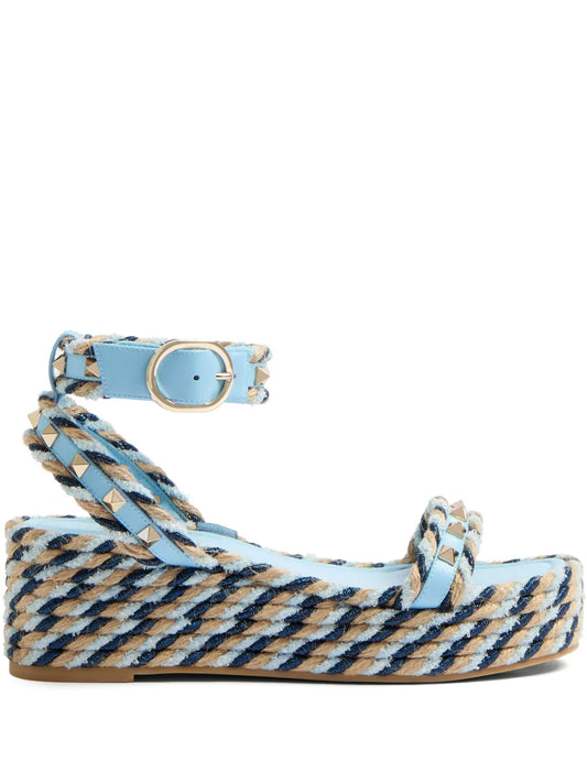 Valentino Garavani Rockstud-embellished espadrilles
