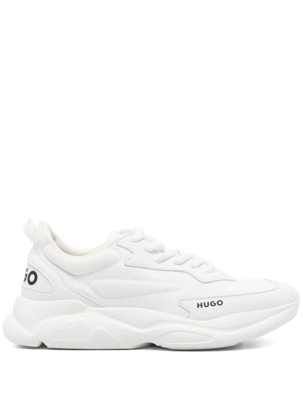 HUGO contrasting-logo sneakers