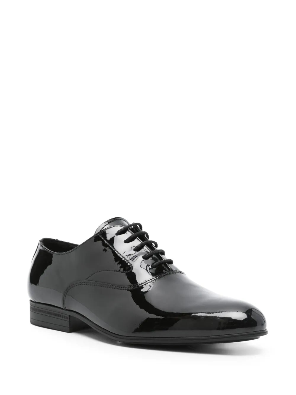 Calvin Klein patent-leather Oxford shoes