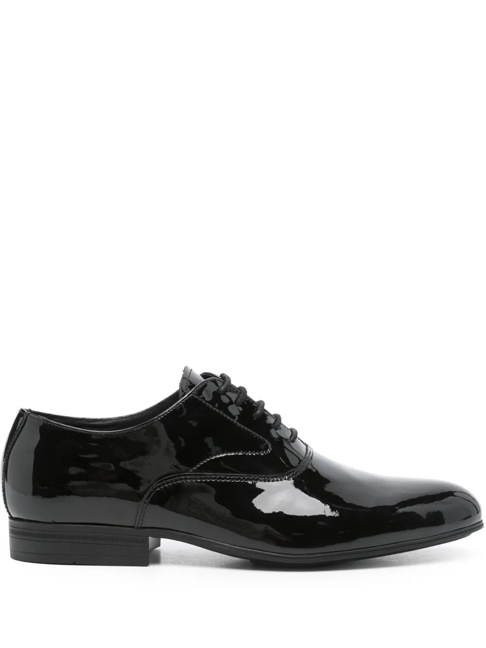 Calvin Klein patent-leather Oxford shoes
