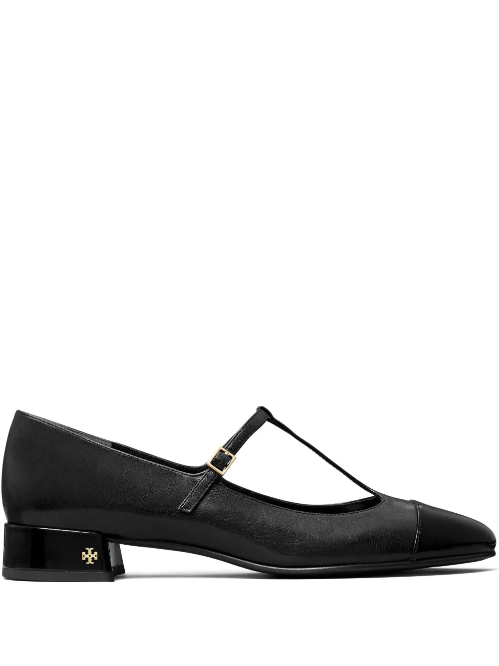 Tory Burch 25mm cap-toe T-strap ballerina shoes