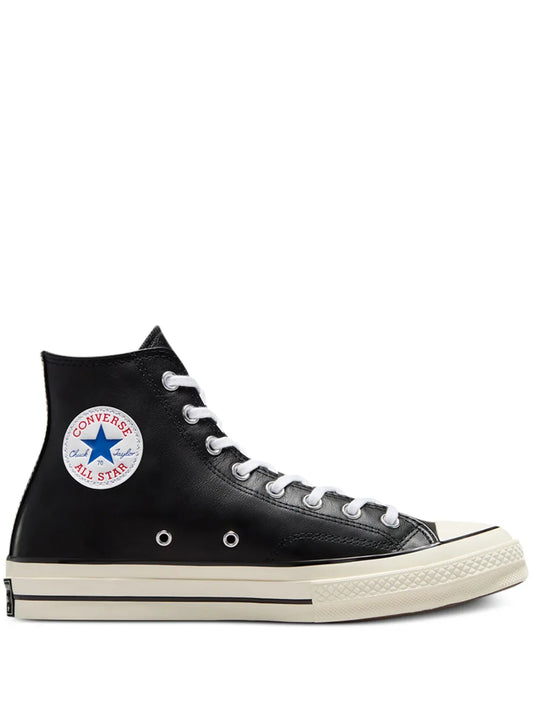 Converse Chuck 70 Leather Hi "Black" sneakers