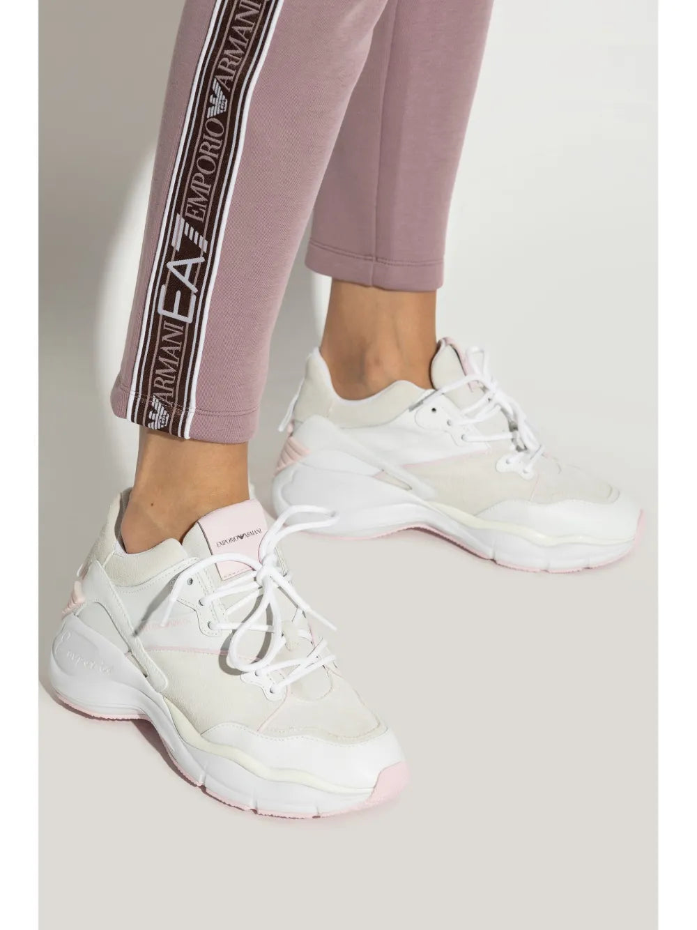 Emporio Armani panelled sneakers